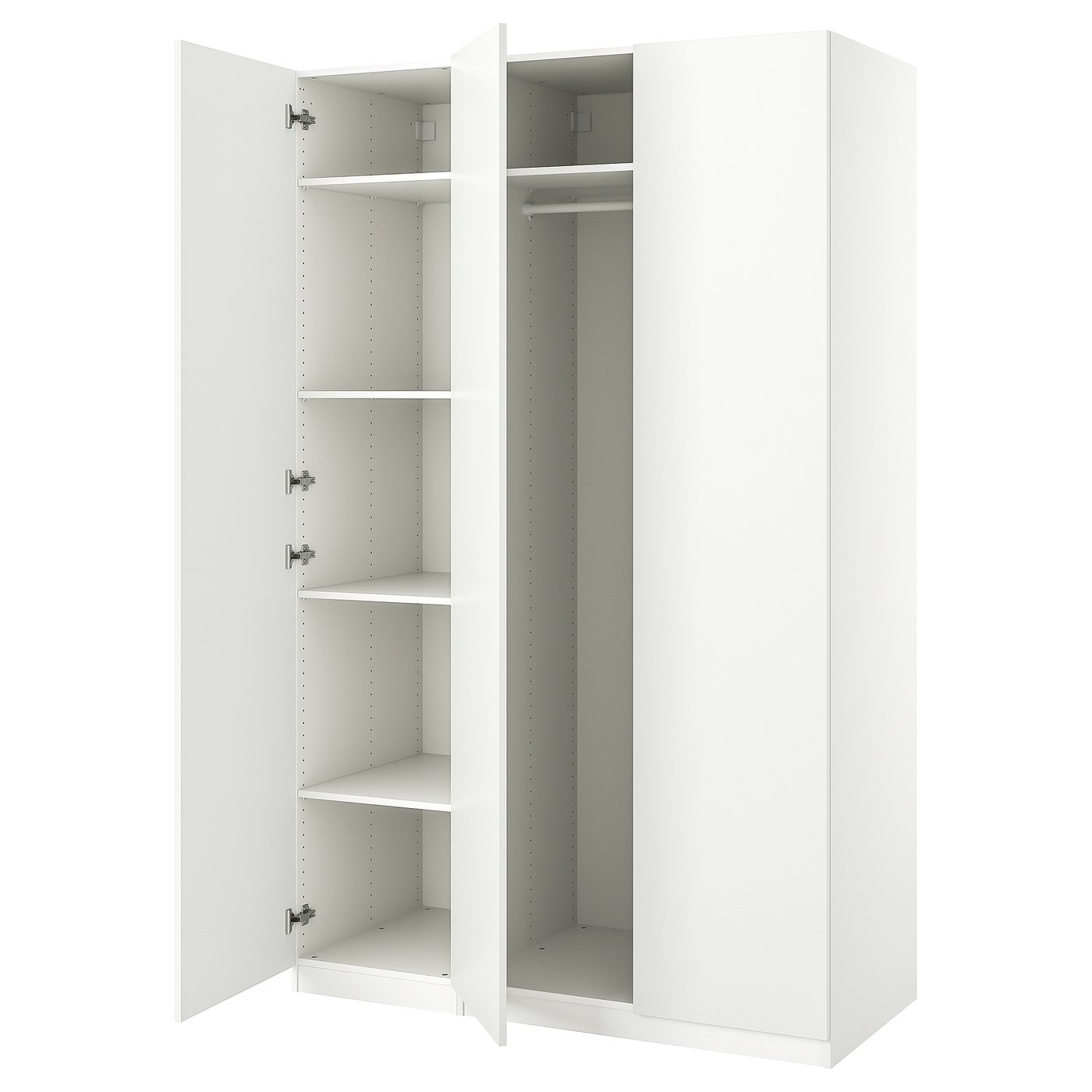 PAX / FORSAND wardrobe combination, white/white, 150x60x201 cm — picture 4