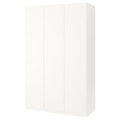 PAX / FORSAND Wardrobe, white/white, 150x60x236 cm