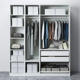 PAX / GULLABERG Wardrobe combination, white/white, 200x60x236 cm