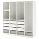 Option: PAX Wardrobe combination, white, 200x58x201 cm