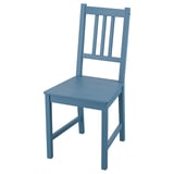 PINNTORP Chair, blue stained/pine