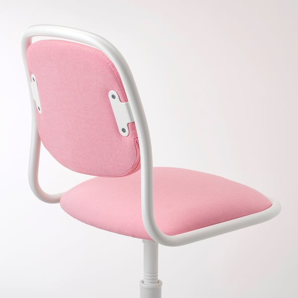 PIPLÄRKA / ÖRFJÄLL Children's desk and chair, blue/pink