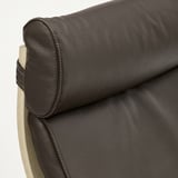 POÄNG Rocking-chair, birch/Glose dark brown