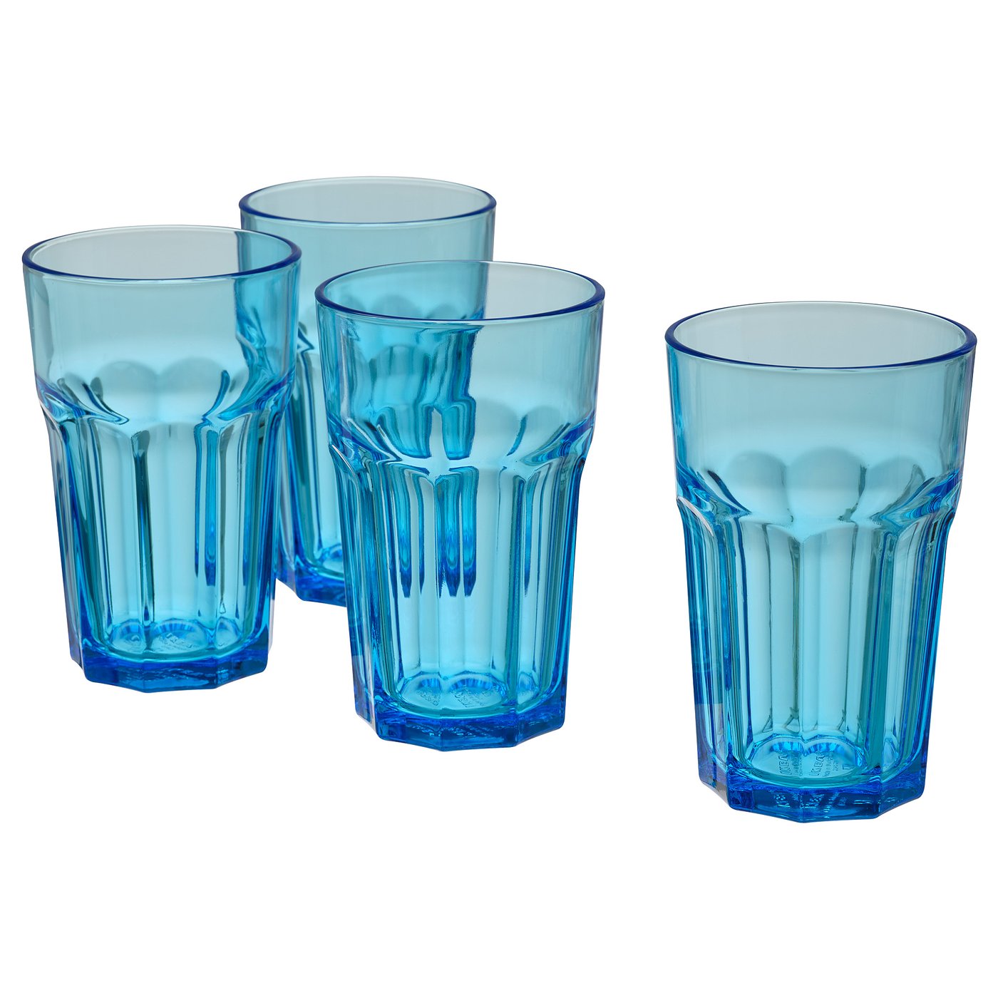 POKAL glass, blue, 35 cl IKEA