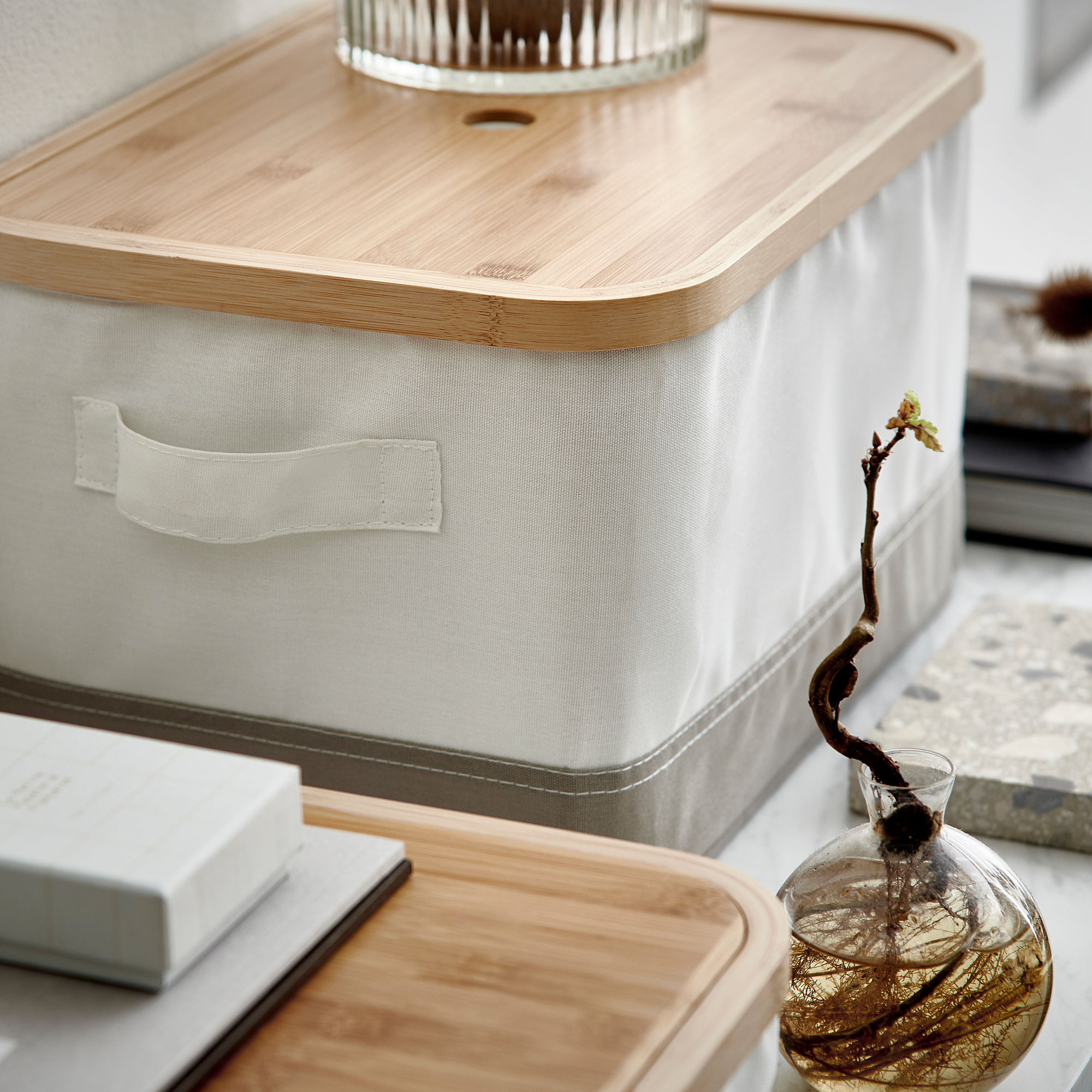 RABBLA Box with lid, 25x35x20 cm IKEA