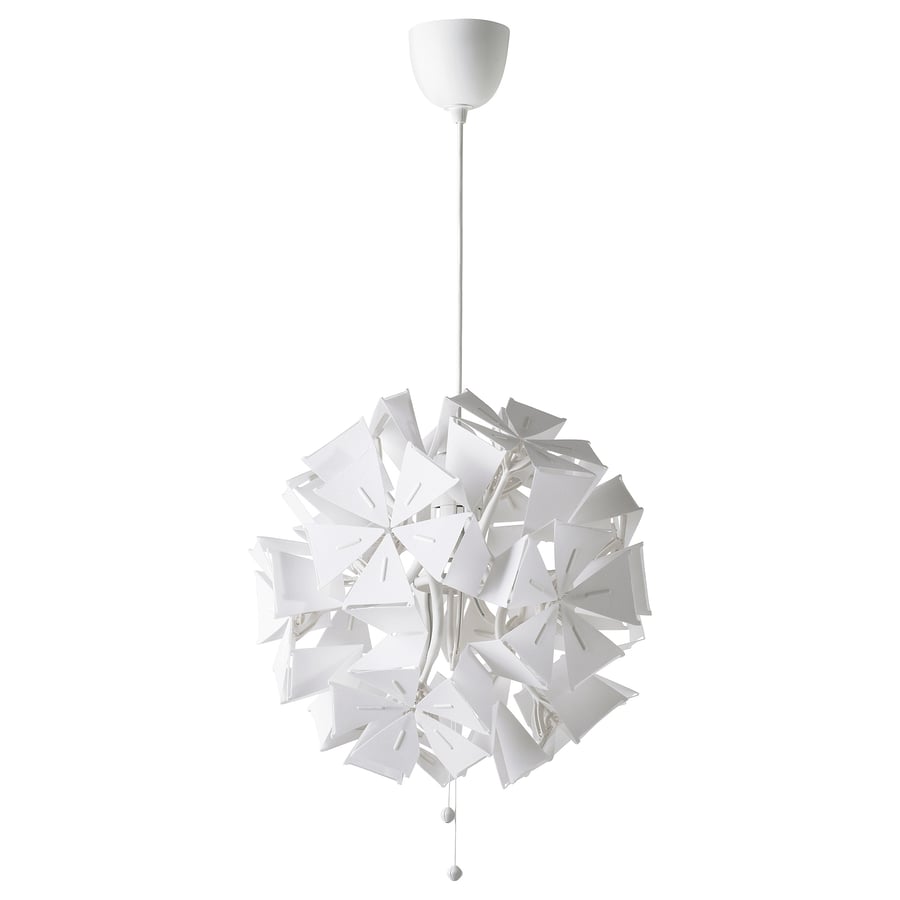RAMSELE pendant lamp, geometric/white, 43 cm IKEA