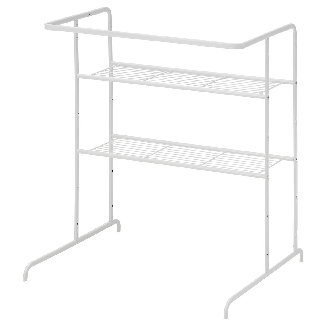 RASSLIG Shelving unit with clothes rail, white IKEA