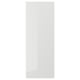RINGHULT Door, high-gloss light grey, 30x80 cm