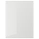 RINGHULT Door, high-gloss light grey, 60x80 cm