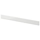 RINGHULT Plinth, high-gloss light grey, 220x8 cm