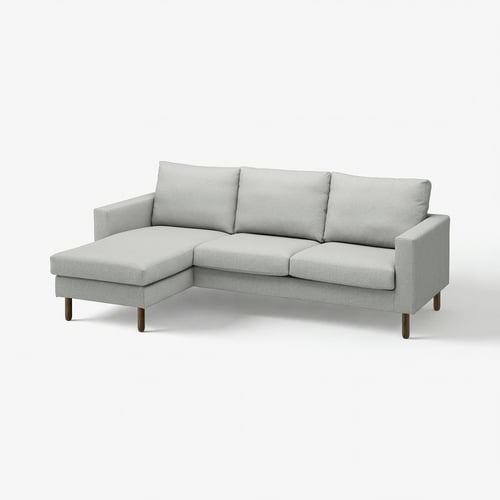 SALTSJÖBADEN 3-seat sofa with chaise longue, Tonerud grey