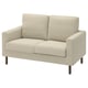 SALTSJÖBADEN Compact 2-seat sofa, Fridtuna light beige