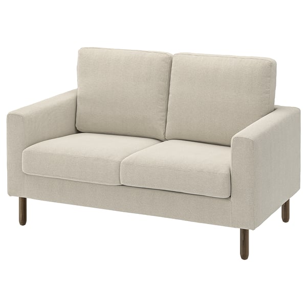 SALTSJÖBADEN Compact 2-seat sofa, Fridtuna light beige