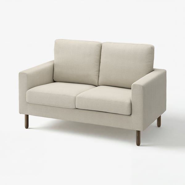 SALTSJÖBADEN Compact 2-seat sofa, Fridtuna light beige