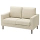 SALTSJÖBADEN Compact 2-seat sofa, Vittangi light beige/white