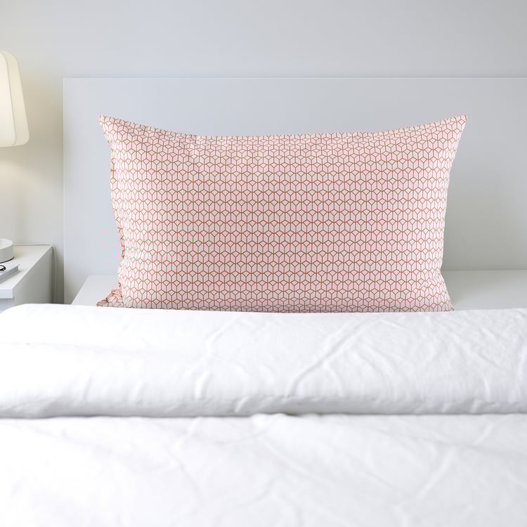 SALTSTARR Pillowcase, rust, 50x80 cm IKEA