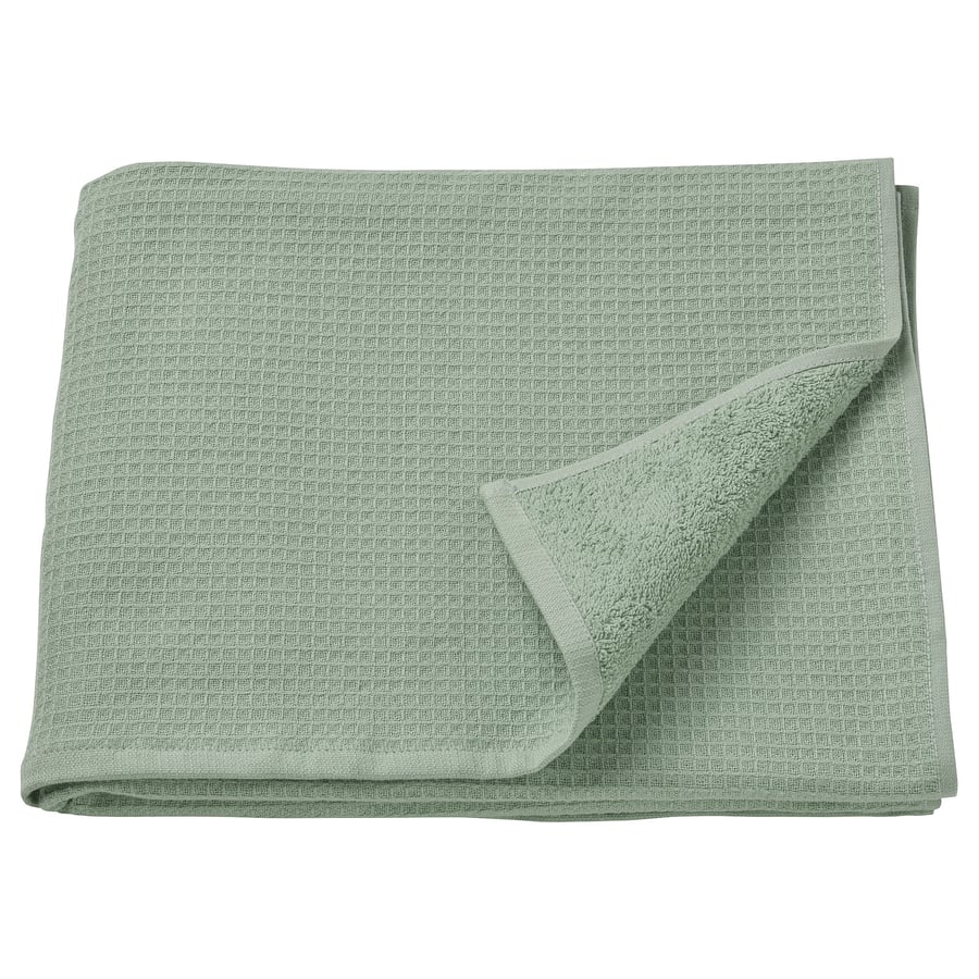 SALVIKEN bath towel, light green, 70x140 cm IKEA