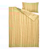 SANDLÖPARE Duvet cover and pillowcase, yellow/savannah, 150x200/50x80 cm