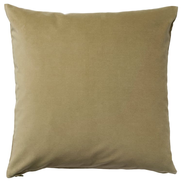 SANELA cushion cover, light olivegreen, 65x65 cm IKEA