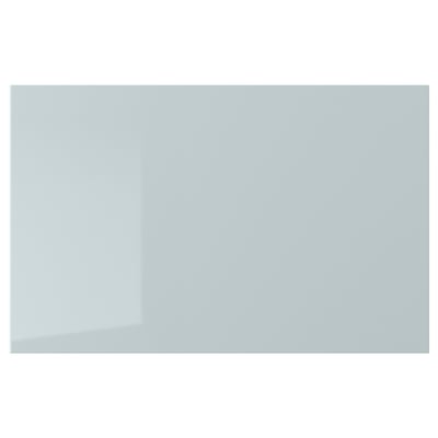 SELSVIKEN Door/drawer front, high-gloss light grey-blue, 60x38 cm