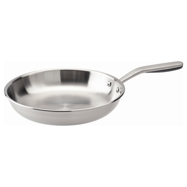 SENSUELL Frying pan, stainless steel/grey, 28 cm