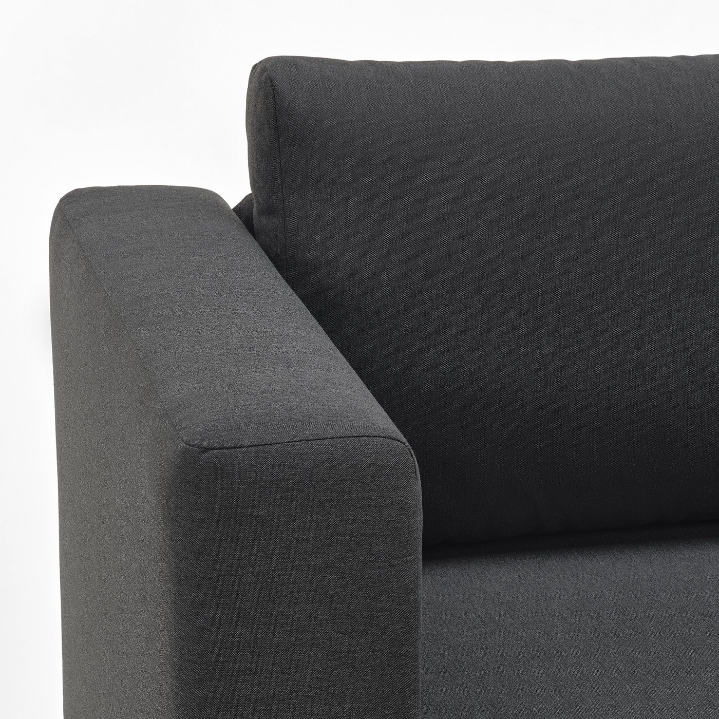 SKONABACK 2-seat sofa-bed, Knisa dark grey — picture 6