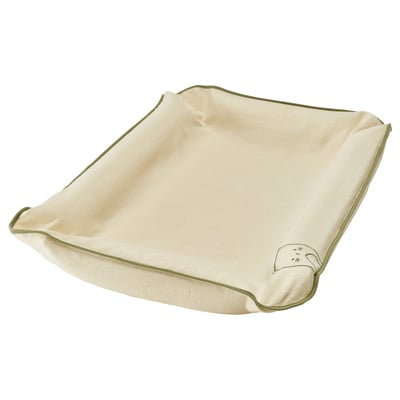 SKÖTSAM Cover for babycare mat, beige, 53x83 cm