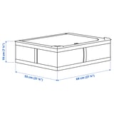 SKUBB Storage case, white, 69x55x19 cm