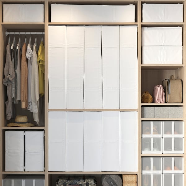 SKUBB Storage case, white, 69x55x19 cm