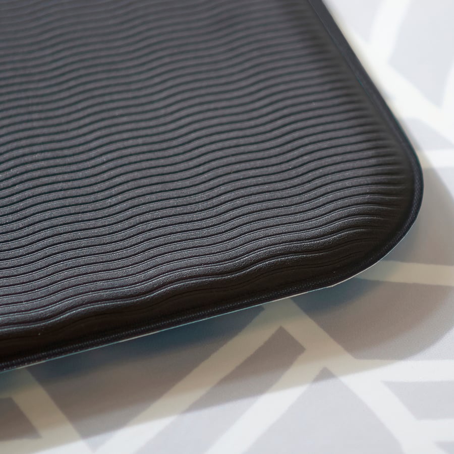 SKYDDSRUM kitchen mat, grey, 45x120 cm IKEA