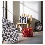 SKYNKE Carrier bag, stripe/black white, 45x36 cm