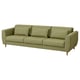 Option: SLATORP 3-seat sofa, Vissle yellow-green