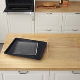 SMAKSAK Microwave combi with forced air, stainless steel