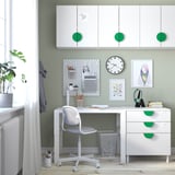 SMÅSTAD Wall cabinet, white white/with 1 shelf, 60x32x60 cm