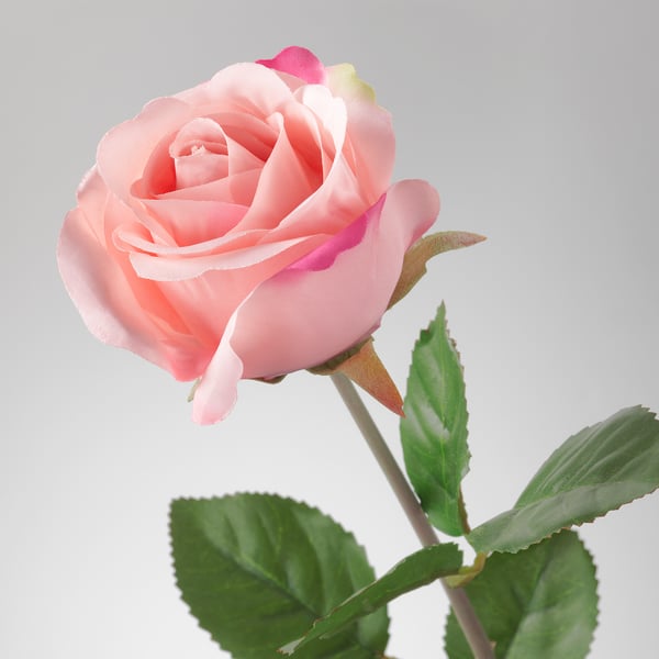 SMYCKA artificial flower, Rose/pink, 52 cm IKEA