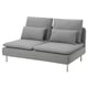 Option: SÖDERHAMN Compact 3-seat section, Tonerud grey