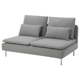 SÖDERHAMN Compact 3-seat section, Tonerud grey