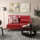 SÖDERHAMN Compact 3-seat section, Tonerud red