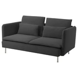 SÖDERHAMN Compact 3-seat sofa, Fridtuna dark grey