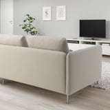 SÖDERHAMN Compact 3-seat sofa, Fridtuna light beige
