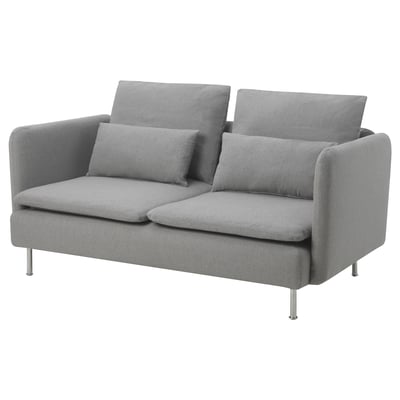 SÖDERHAMN Compact 3-seat sofa, Tonerud grey