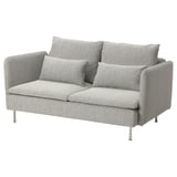 SÖDERHAMN Compact 3-seat sofa, Viarp beige/brown