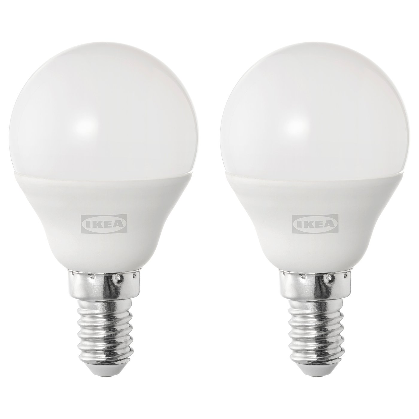 SOLHETTA LED bulb E14 470 lumen, globe opal white IKEA
