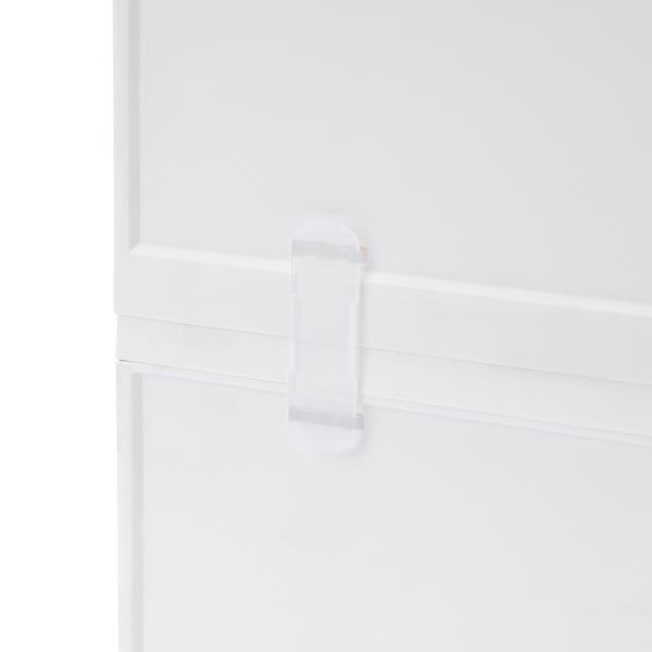 SOPPROT Pull-out storage unit, transparent white, 12x26x12 cm