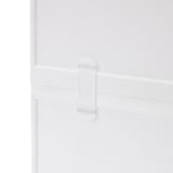 SOPPROT Pull-out storage unit, transparent white, 12x26x12 cm