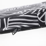 STAGGSTARR Chair pad, black/white, 36x36x2.5 cm