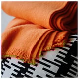 STOCKHOLM 2025 Throw, bright orange, 150x200 cm