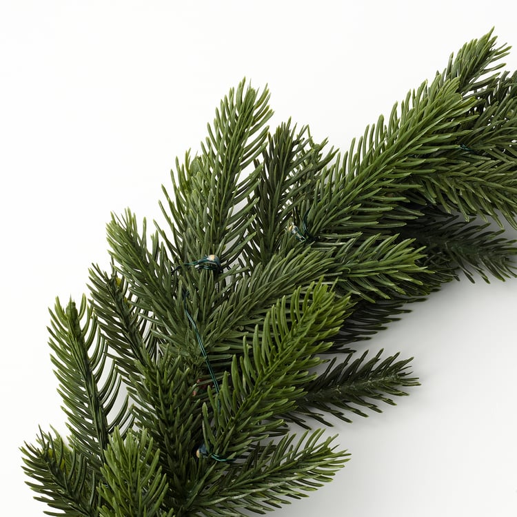 STRÅLA LED wreath, artificial, 35 cm IKEA