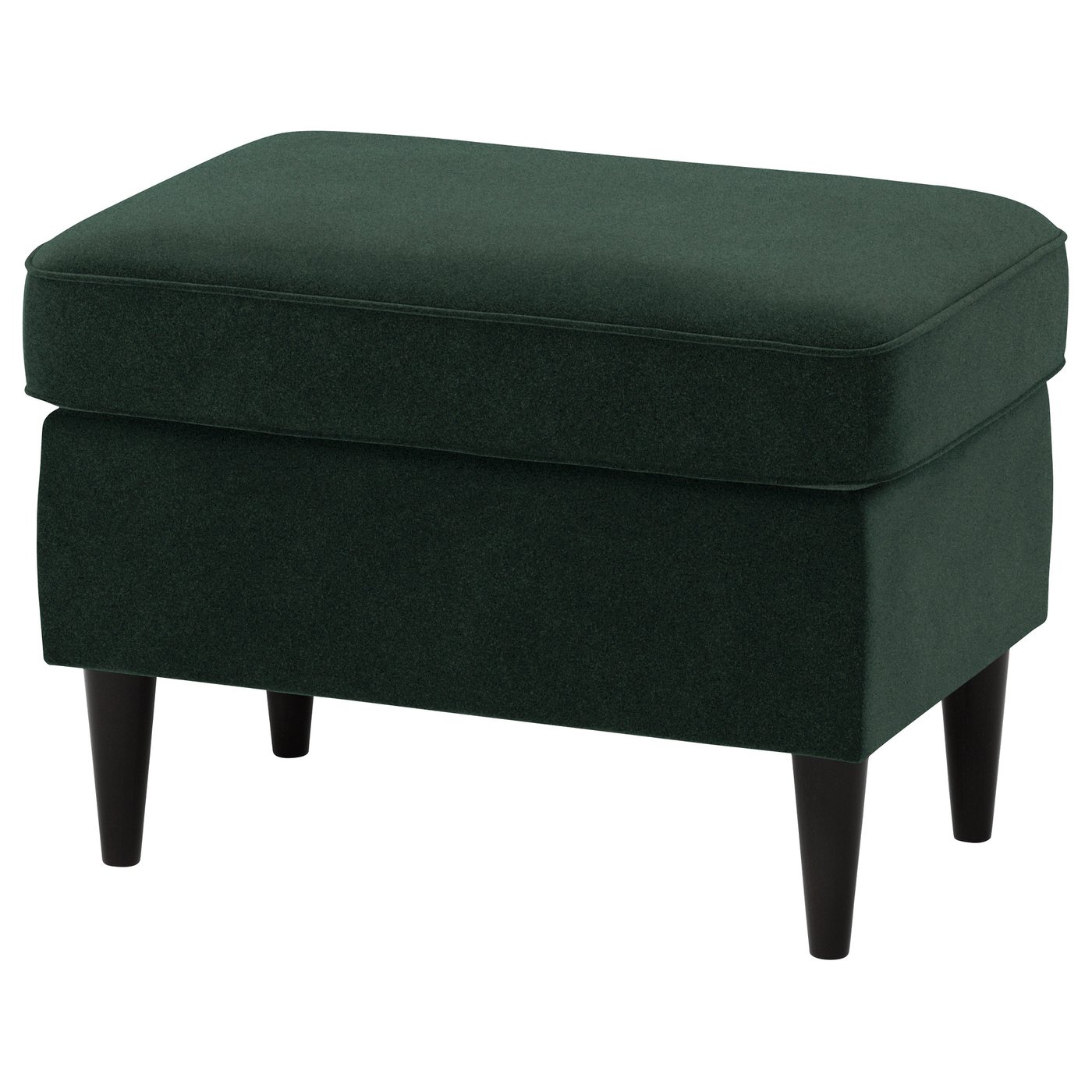 送料無料 IKEA STRANDMON オットマン スツール ダークグリーン STRANDMON footstool, Djuparp dark green - IKEA