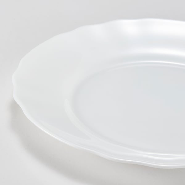 SVENSKMÅLLA Side plate, white, 19 cm